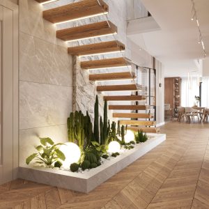 projekt wnetrza domu w stylu nowoczesna podwójna stodoła w Bukowsku na Podkarpaciu, projekt dla rodziny z dwoma synami i psem